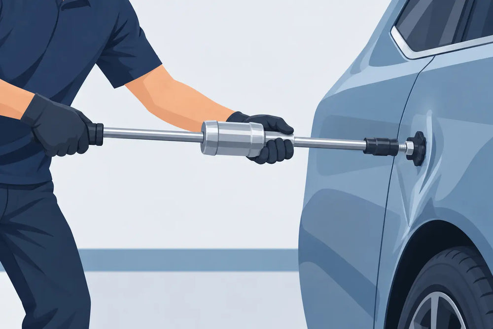 Using a PDR Slide Hammer for Controlled Pulls