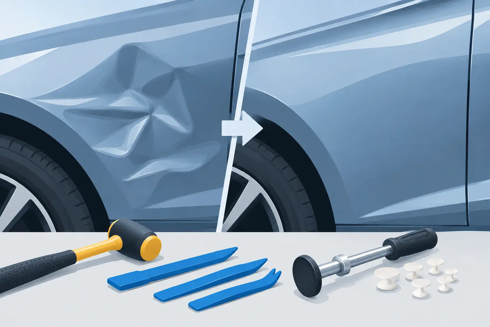 How to Repair Creased Metal Without Repainting