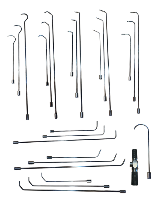 PDR 26 Pcs Rotatable and Tactical Handle Stainless Steel Rod Set