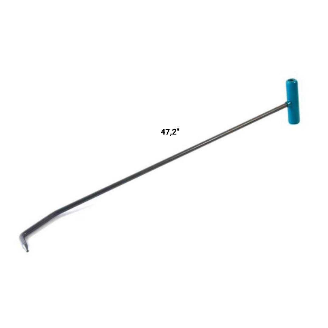 M8 Double Bend Interchangeable Rod 120 CM