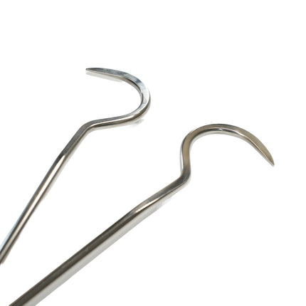 2-Piece Stainless Steel Hook Tool Set (Sharp Tip)