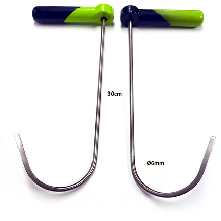 Yıldırım Set - 2 Piece 360 degree Adjustable Handle Spring Steel Rod Set - PDR Tools