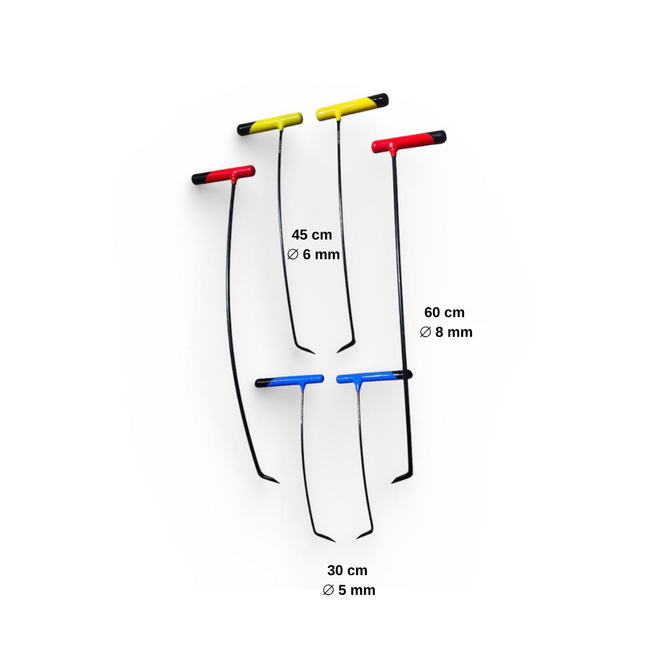 Sümela Set - 6 Pieces of Special Curve Sticks - PDR Tools