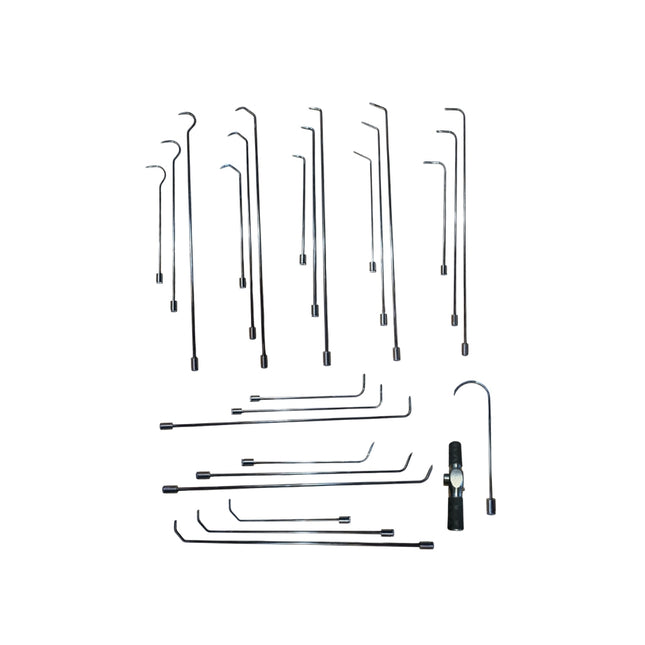 PDR 26 Pcs Rotatable and Tactical Handle Stainless Steel Rod Set