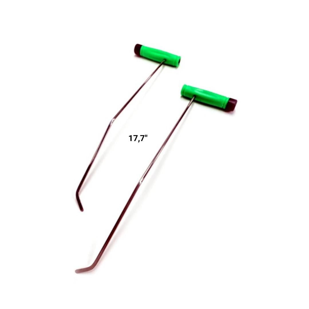 2 Pieces of Special Curve Sticks Green - PDR Tools