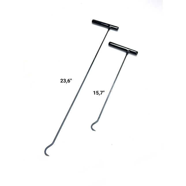 2 Pieces Rod Sticks Hook Black - PDR Tools
