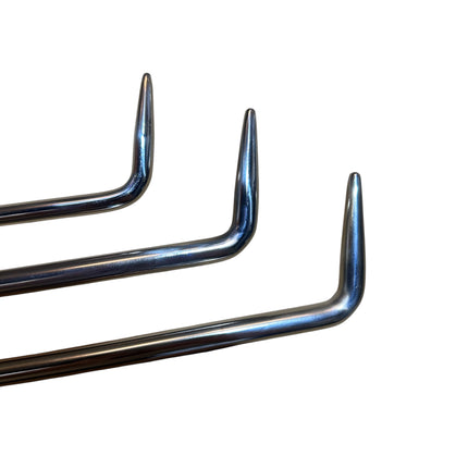 Miami Set - 3 Pieces 360° Rotatable Rods - Nickel Plating