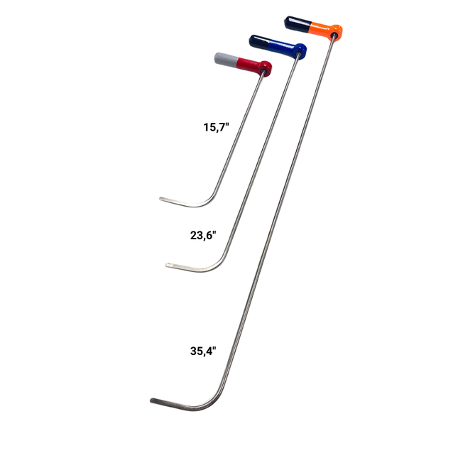 3 Pieces Adjustable Handle Rod Set - PDR Tools