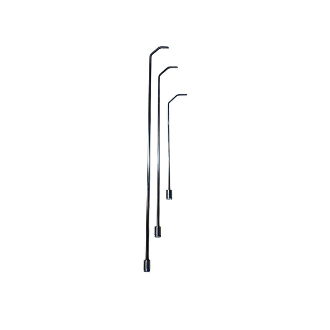 Bern Set - 3 Pieces 360° Rotatable Rods - Nickel Plating