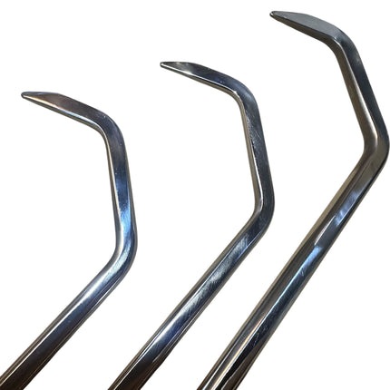 Texas Set - 3 Pieces 360° Rotatable Rods - Nickel Plating