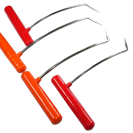 4-Piece Stainless Steel Single Bend PDR Rod Set (Sharp Tip)
