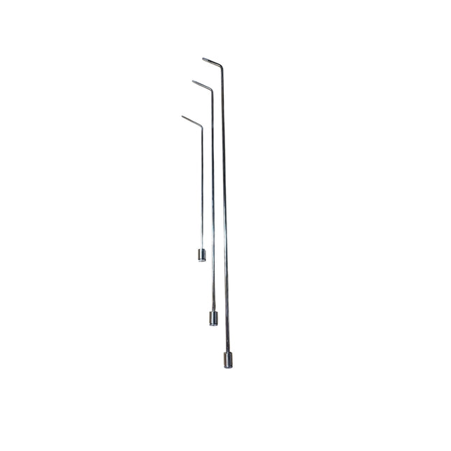 Wisconsin Set - 3 Pieces 360° Rotatable Rods - Nickel Plating