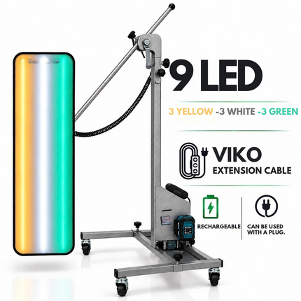 9 LED Professional PDR Dent Inspection Light with Mobile Stand