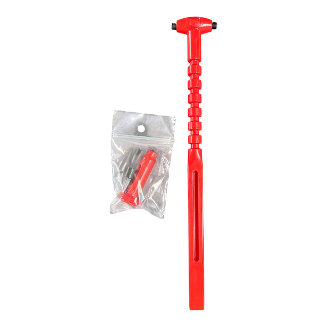 PDR Plastic Hammer (Spatula Handle) + Knockdown Pen + 8 Interchangeable Tips