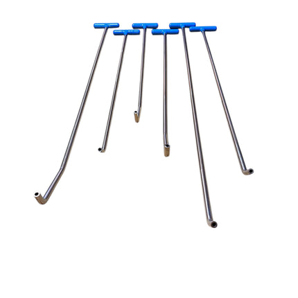 6 pcs Stainless Steel Interchangable Double Bend Set 5/16 size