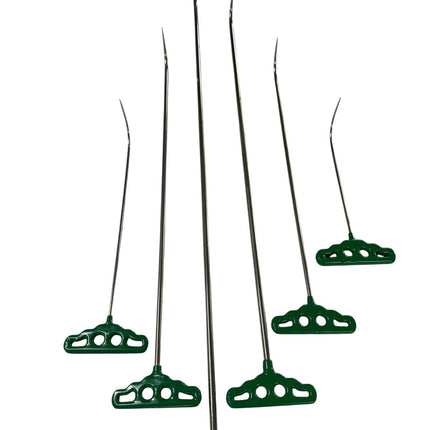 6-Piece Stainless Steel Single Bend PDR Rod Set (Sharp Tip)