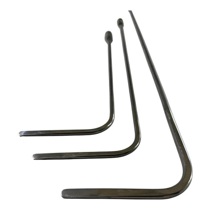 25-Pieces Rotatable and Tactical Handle Stainless Steel PDR Rod Set