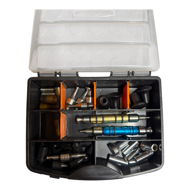 35-piece Aluminium Plastic Steel Tip Ticking Set