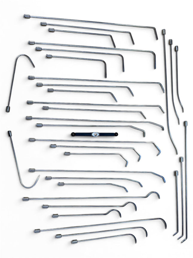 34-Piece Stainless Steel Tool Set (1 Ratchet Handle Included)