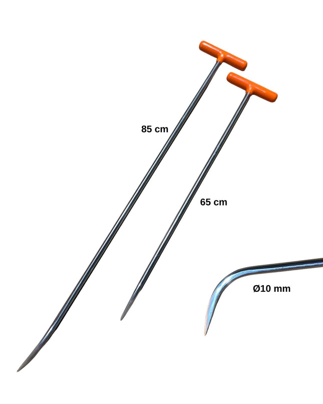 2 Pieces One Bend and Sharp End Rod Set