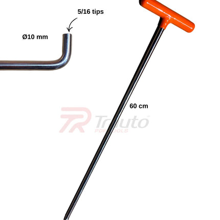 One Bend Interchangeable Tip Rod 5/16 Size
