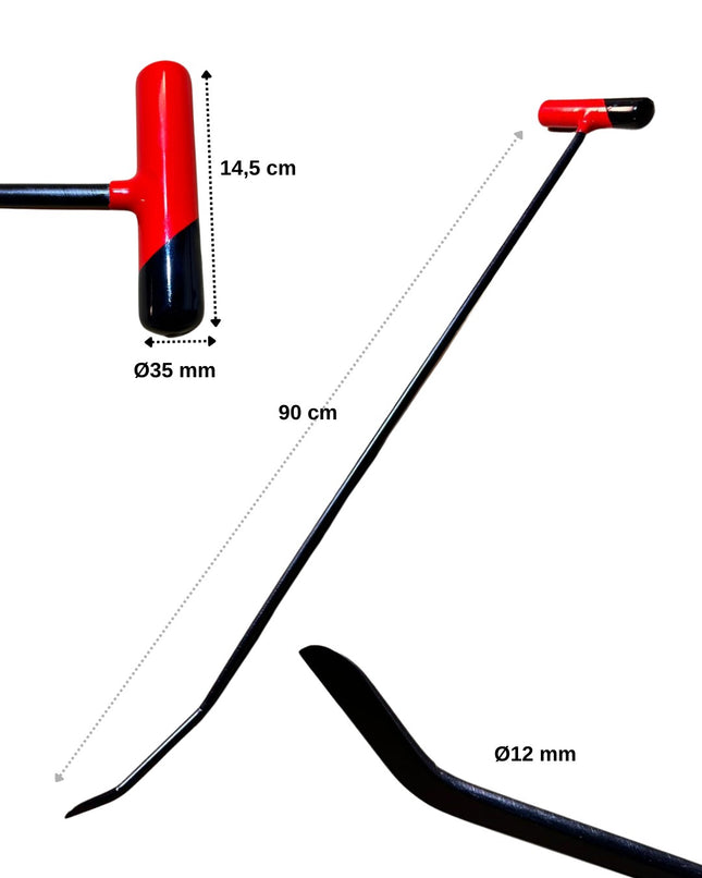 Double Bend Sharp End Rod