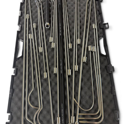 25-Pieces Rotatable and Tactical Handle Stainless Steel PDR Rod Set