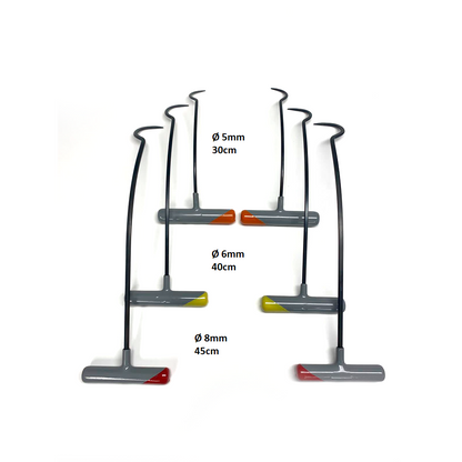 Maçka Set - 6 Piece Spring Steel Rod Set - PDR Tools