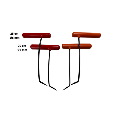 4-teiliges PDR-Stab-Set mit einfacher Biegung (scharfe Spitze)