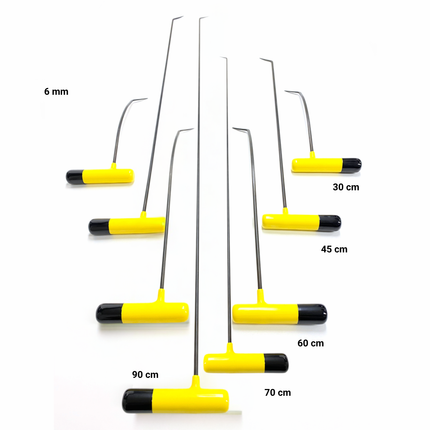 Gülhane Set - 8 Piece Spring Steel Rod Set - PDR Tools