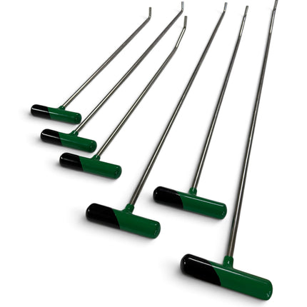 6-Piece Stainless Steel Double Bend PDR Tool Set Interchangeable Tip - 5/16 Thread Size