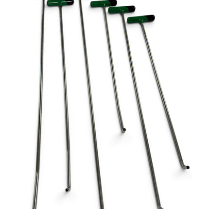 6-Piece Stainless Steel Double Bend PDR Tool Set Interchangeable Tip - 5/16 Thread Size