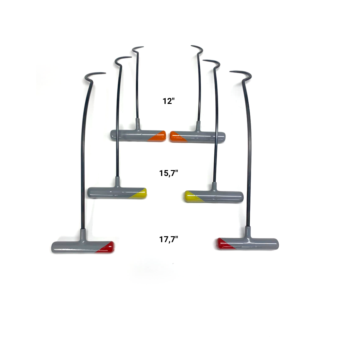 Maçka Set - 6 Piece Spring Steel Rod Set - PDR Tools