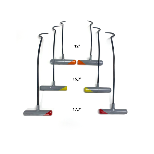 Maçka Set - 6 Piece Spring Steel Rod Set - PDR Tools