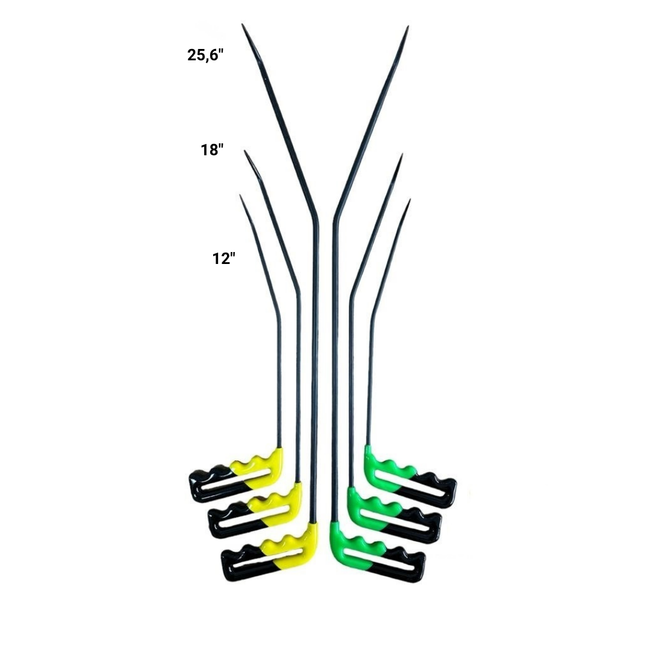 Ulubey Set - 6 Pieces Special Angle Sticks - PDR Tools